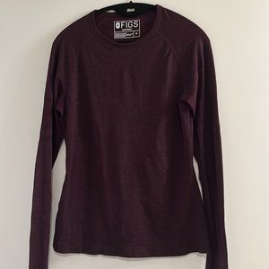 Figs Salta Performance Deep Purple Scrub Undershirt Limited Color!